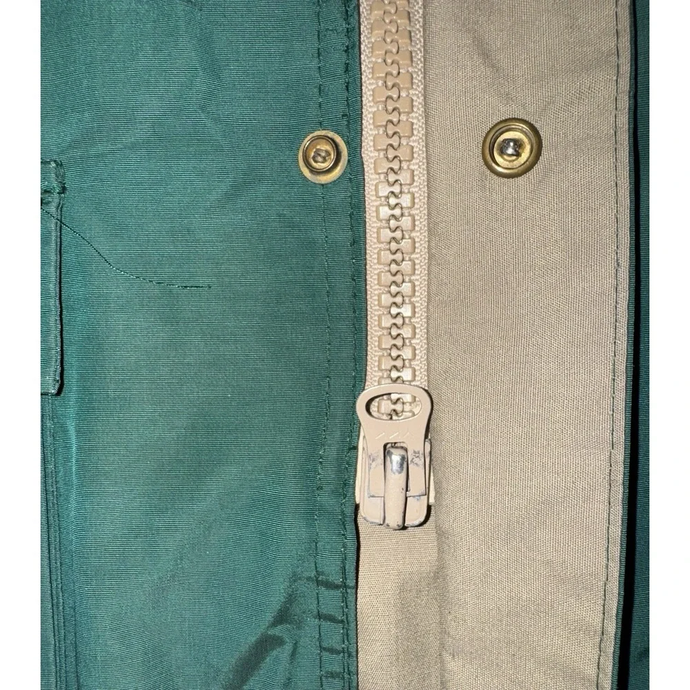 VTG  Woolrich Chore Coat/Jacket Full Zip Teal Mens Sz XL USA‎ Made Pockets - Picture 13 of 16